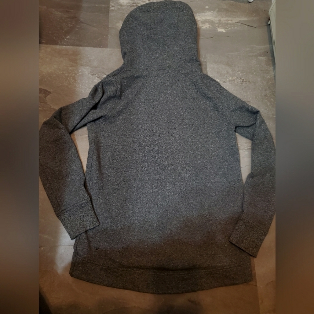 Lululemon long sleeves pullover hoodie. Dark heathered grey. Size 4. Oversized. - Picture 2 of 10
